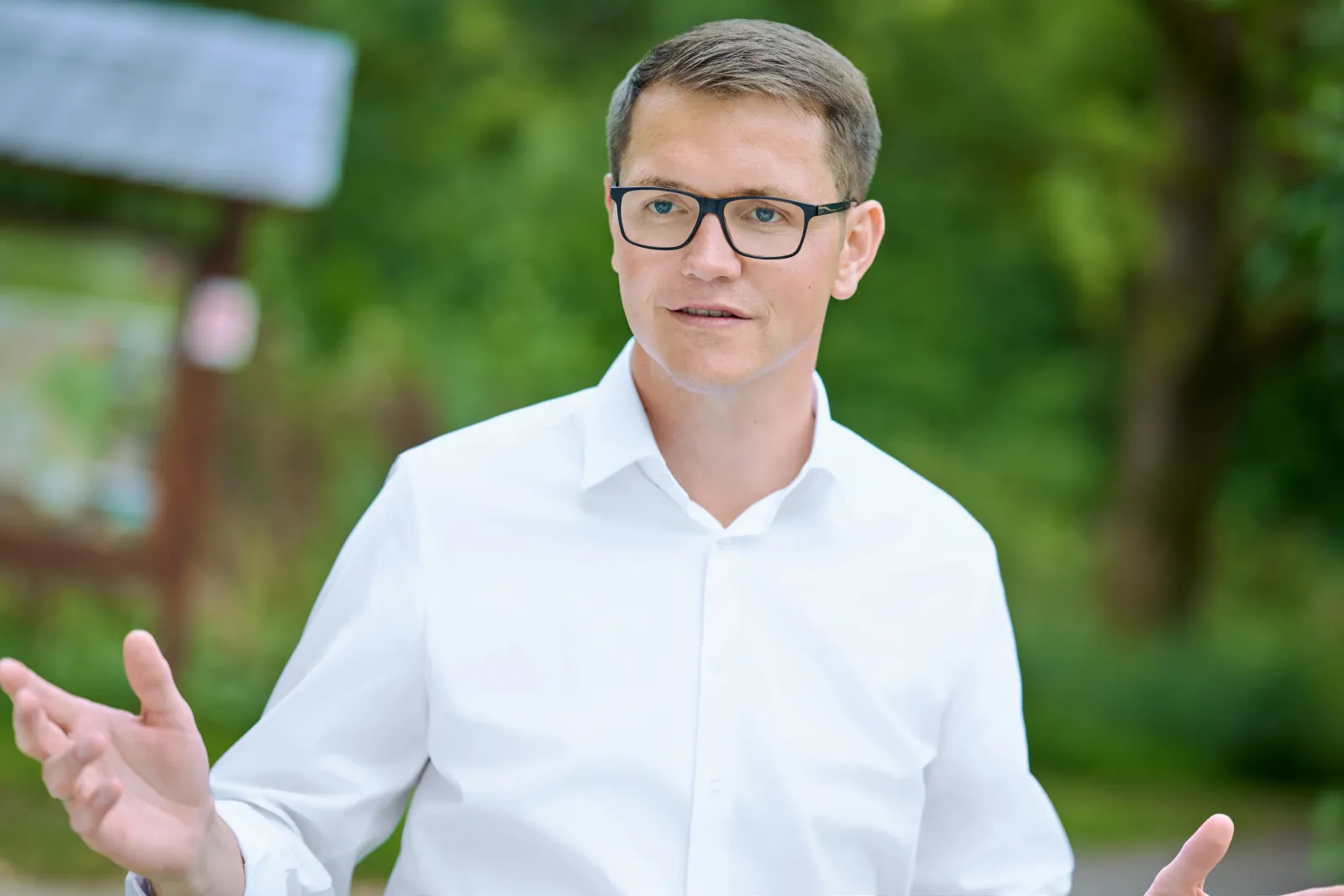 Hendrik Lehners im Gespräch im Ammerland